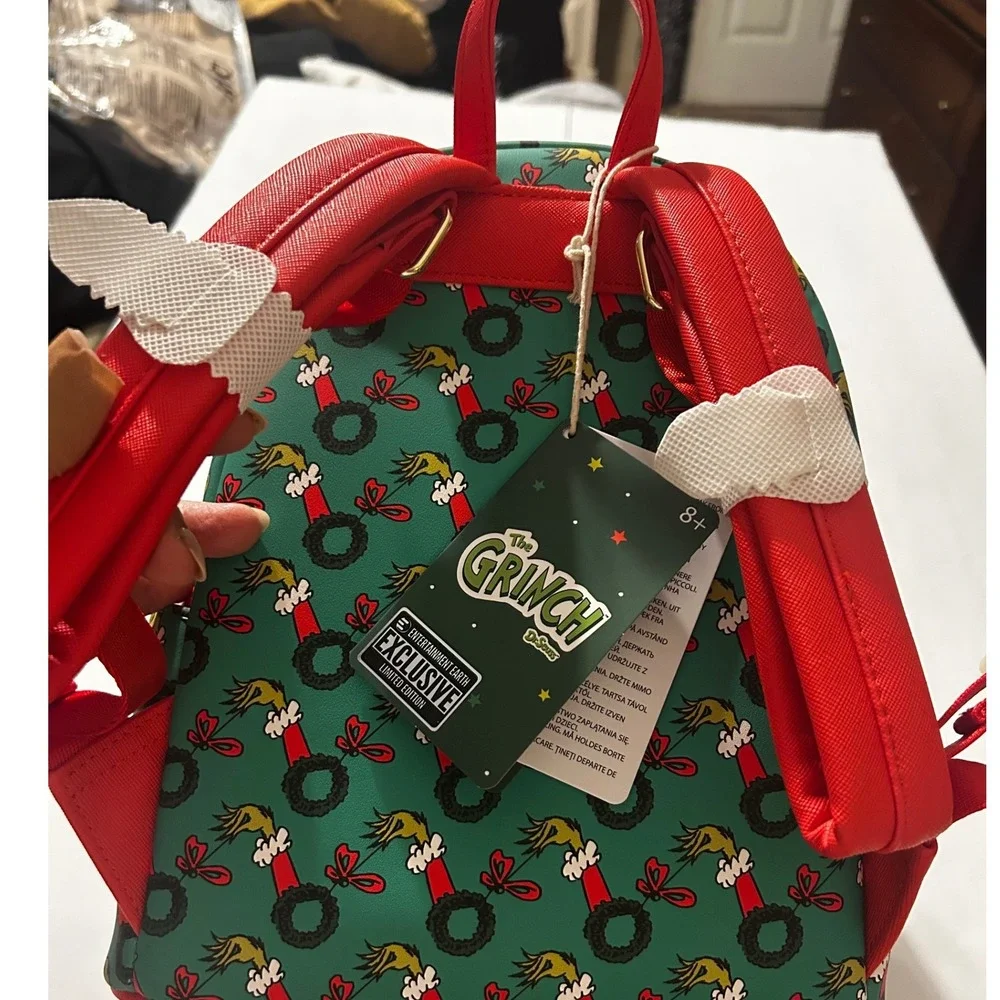 Loungefly Dr Seuss The Grinch Mini Backpack Entertainment Earth Exclusive